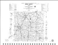 Jones County Highway Map, Jones County 1988